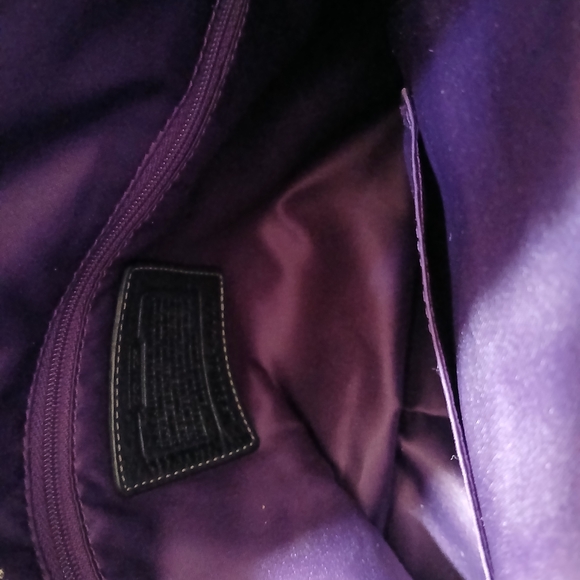 Coach Black Leather Tote Bag - Picture 4 of 9